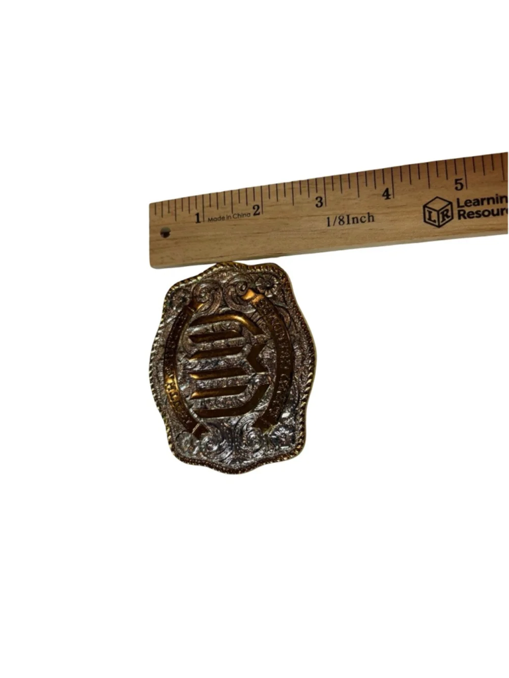 Vintage Western Rodeo Belt Buckle Truth Justice Rodeo Grandmas Gold Tone Cowboy